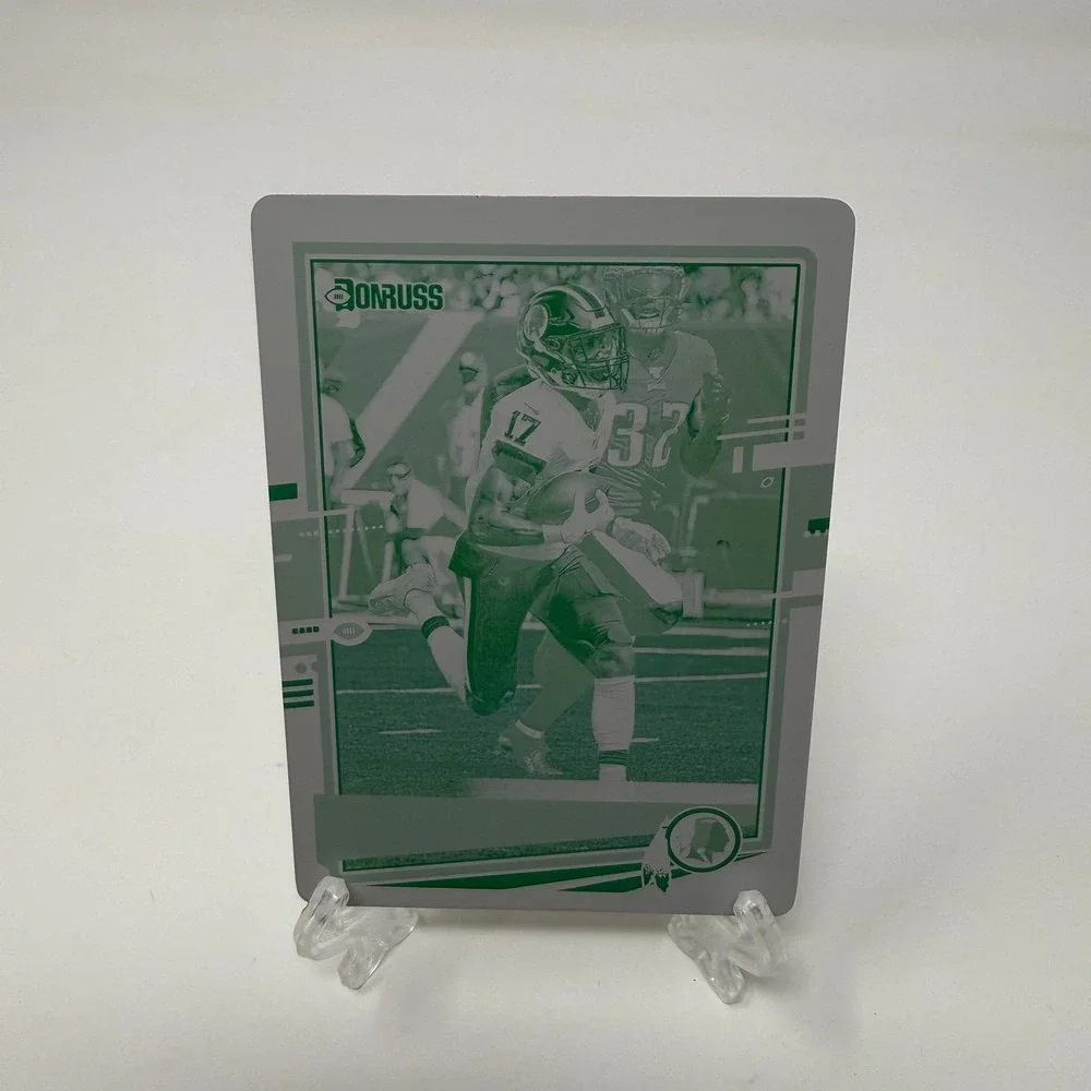 2020 Panini Donruss Terry McLaurin Printing Plate Yellow #241 1/1